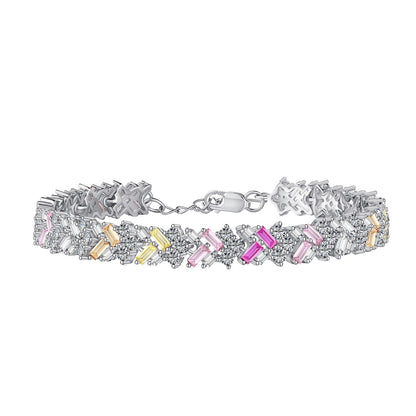 [ソララジュエリー] 輝くユニークなマルチシェイプ デイリー ブレスレット