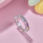 [Solara Jewelry ]Extravaganter opulenter Cocktailring mit Smaragd-Schliff