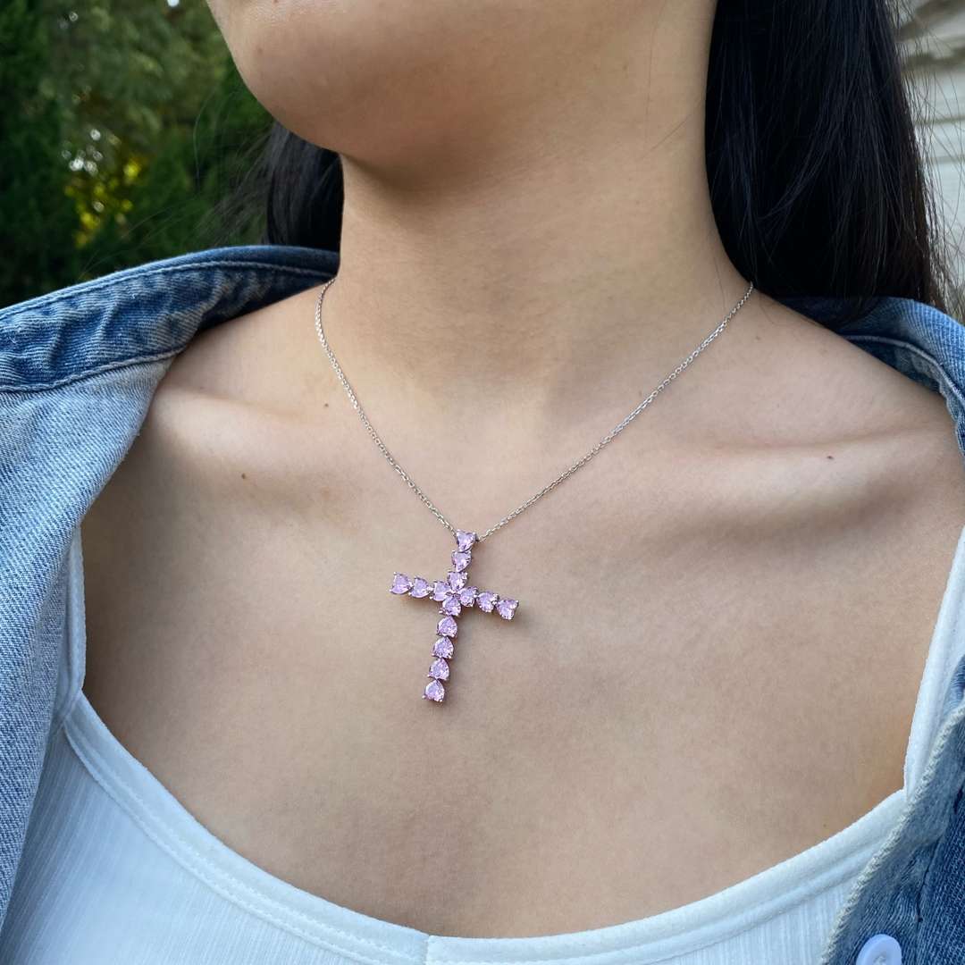 [Solara Jewelry ]ラディアントクロスネックレス