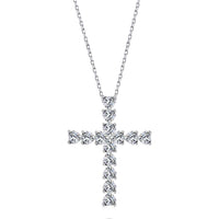 [Solara Jewelry ]Radiant Cross Shape Necklace