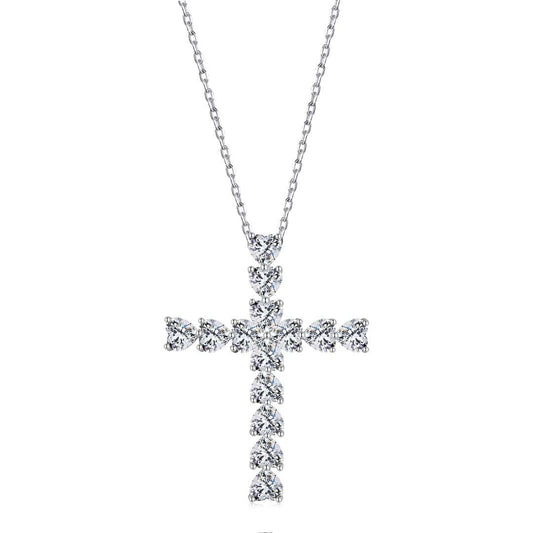 [Solara Jewelry ]Strahlende Kreuzkette