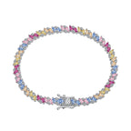 [Solara Schmuck] Verziertes, funkelndes Partyarmband mit Facettenschliff