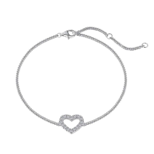 [Solara Jewelry ]Herzform-Liebesarmband