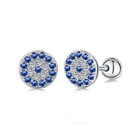 [Solara Jewelry ]Devil's Eye Ear Bone Nail Earrings