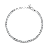 [Solara Jewelry ]Sparkling Round Cut Daily Bracelet
