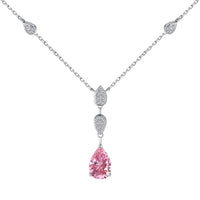 [Solara Jewelry ]Dazzling Pear Cut Necklace