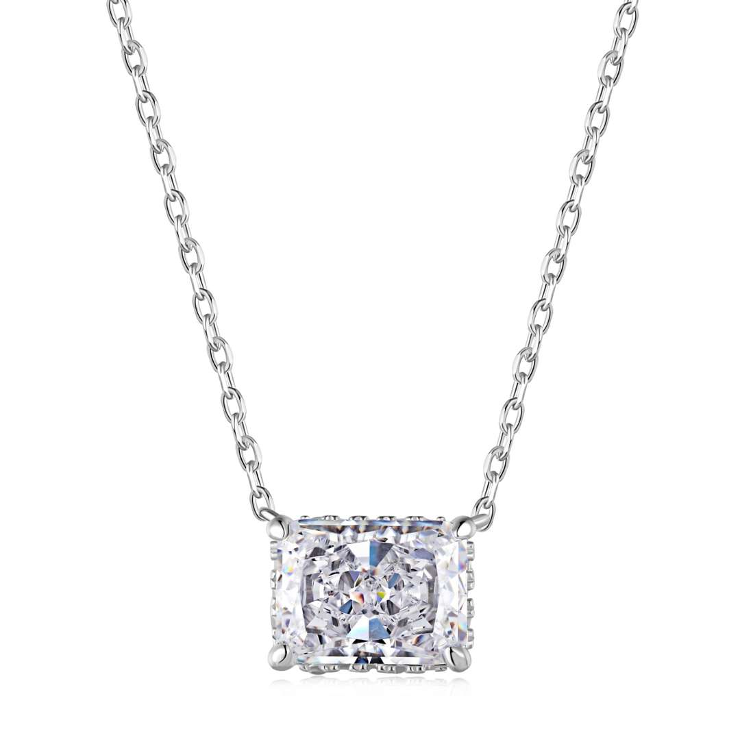 [Solara Jewelry ]豪華スクエア型カラフルネックレス