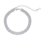 [Solara Jewelry ]Exquisites Armband mit Smaragdschliff für jeden Tag