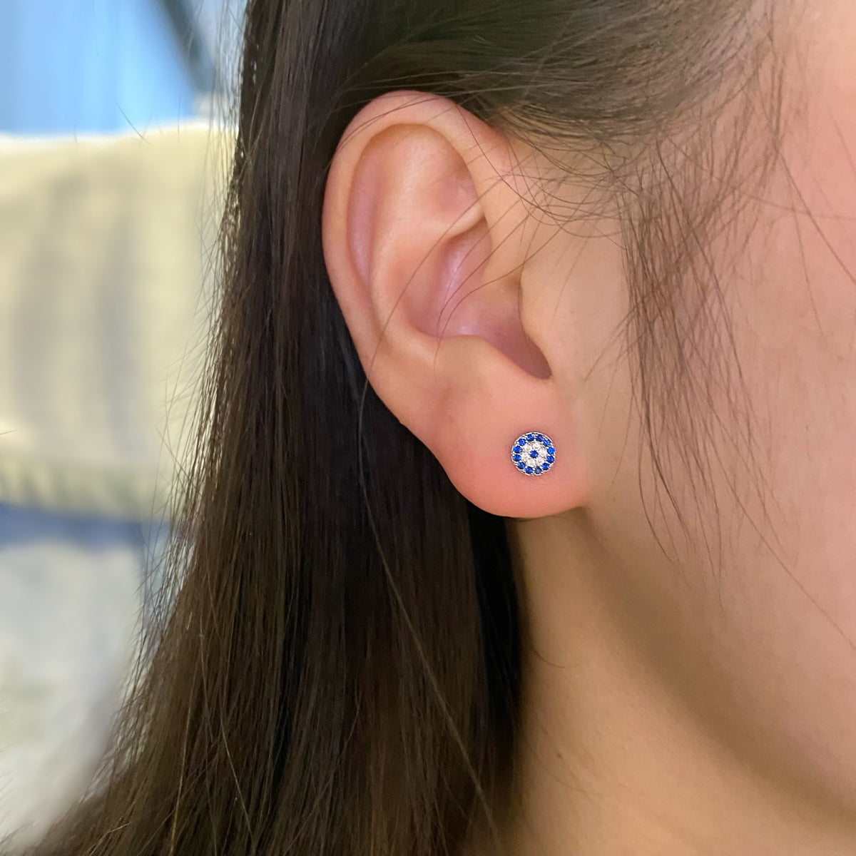 [Solara Jewelry] Teufelsauge Ohrknochen-Nagelohrringe