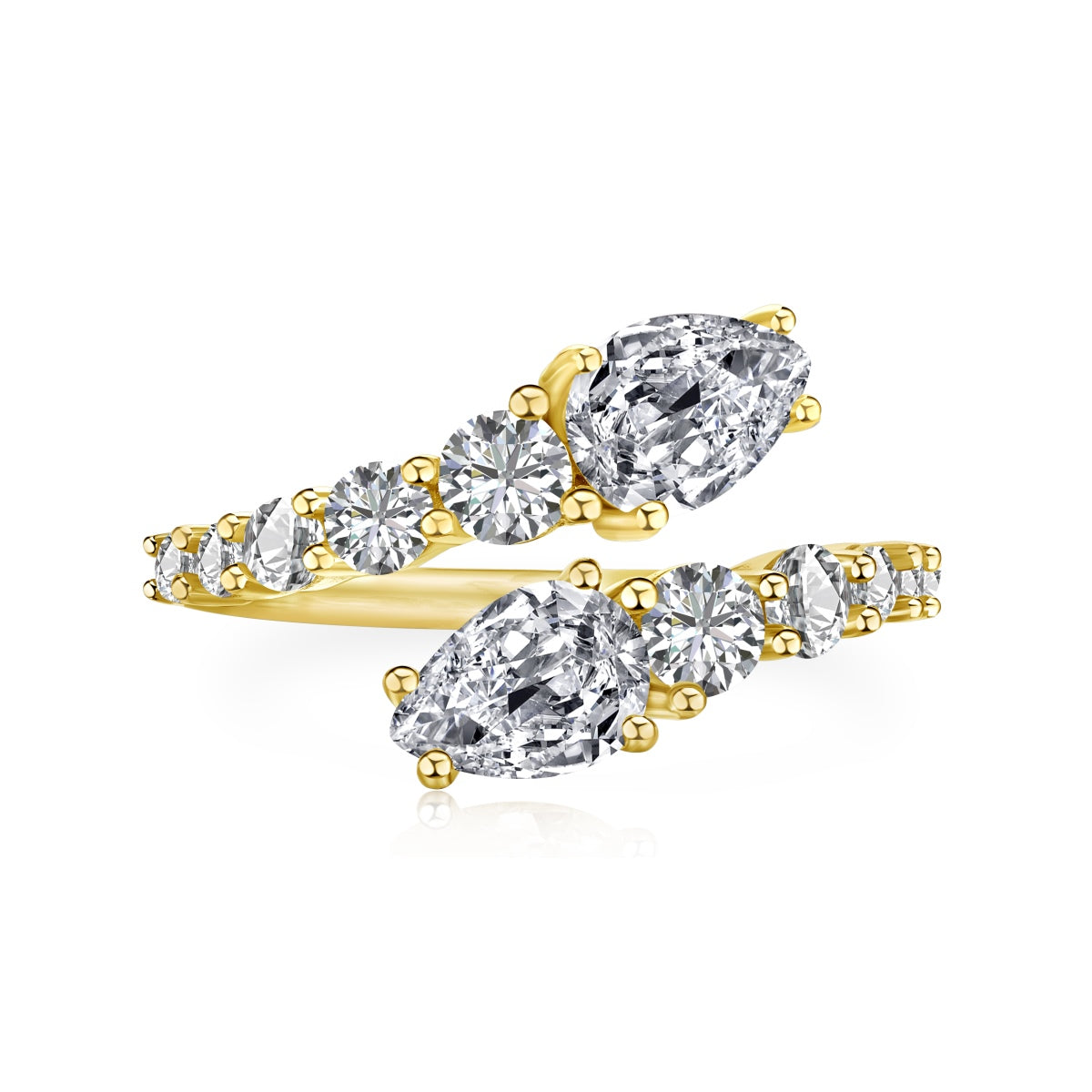 [Solara Jewelry ]Zarter, lebhafter Schlangenring für jeden Tag