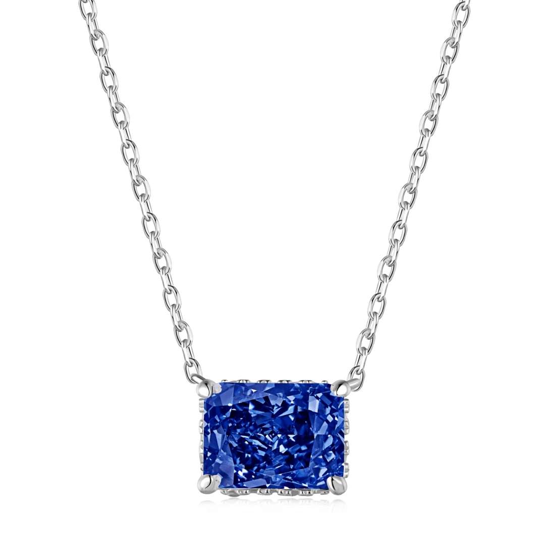 [Solara Jewelry ]豪華スクエア型カラフルネックレス
