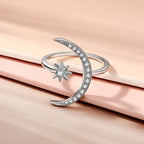 [Solara Jewelry ]Eternity Mond & Stern Ring