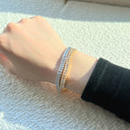 [Solara Jewelry ]Exquisites Armband mit Smaragdschliff für jeden Tag