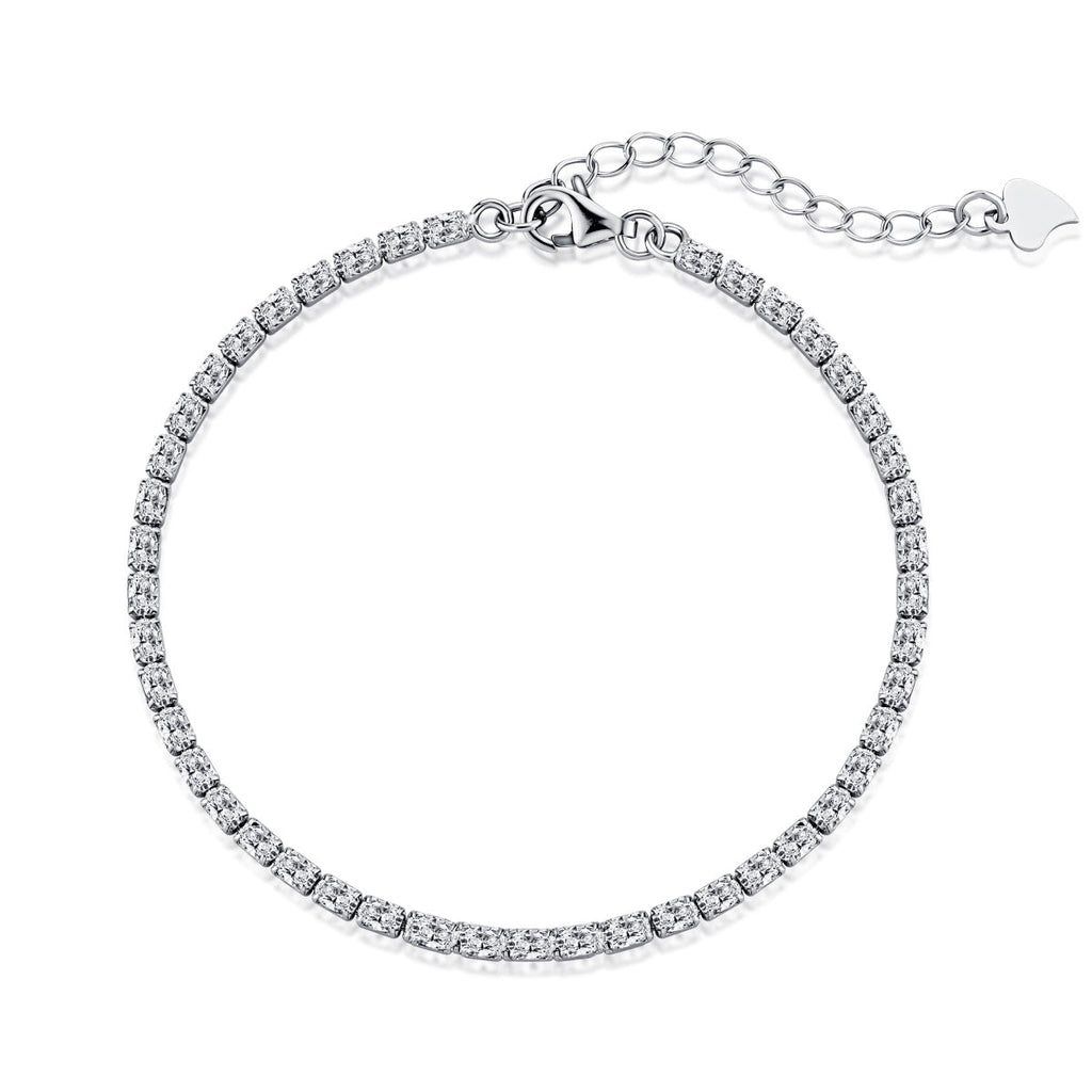 [Solara Jewelry ]Elegantes Armband mit Smaragdschliff für jeden Tag