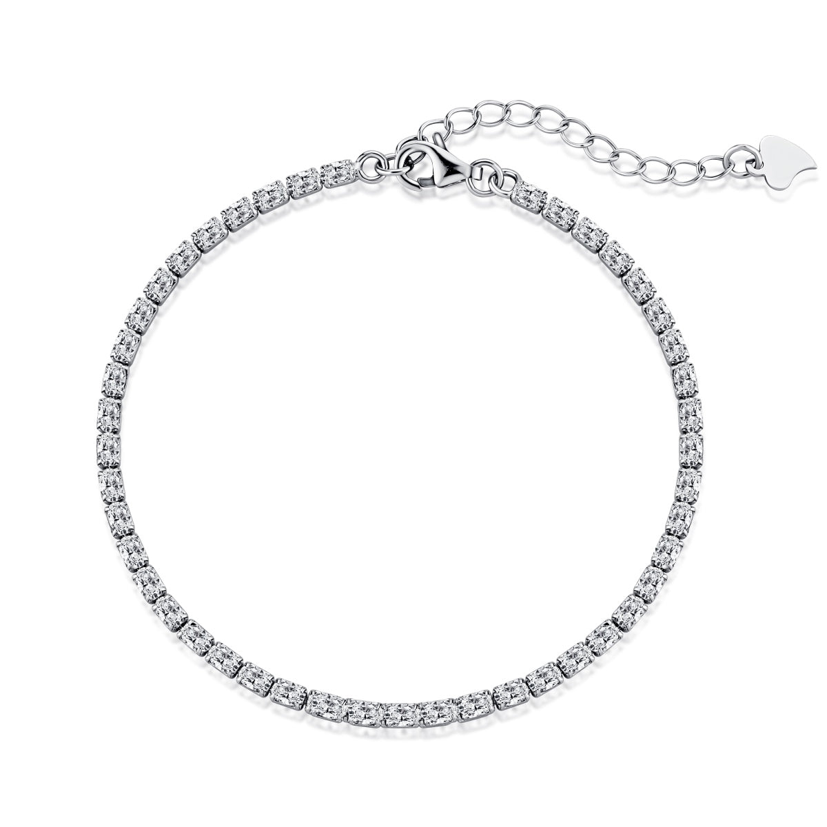 [Solara Jewelry ]Elegantes Armband mit Smaragdschliff für jeden Tag