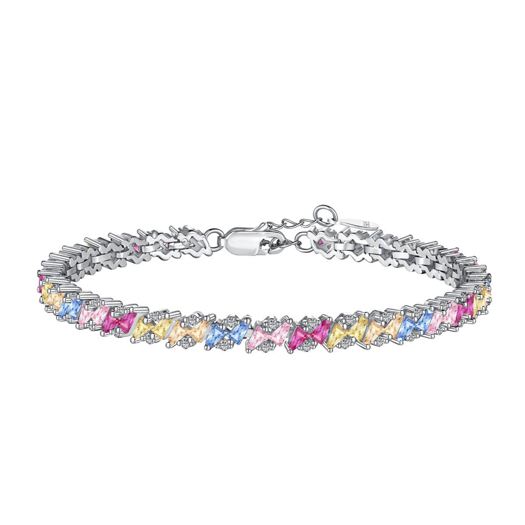 [Solara Schmuck] Verziertes, funkelndes Partyarmband mit Facettenschliff