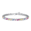 [Solara Schmuck] Verziertes, funkelndes Partyarmband mit Facettenschliff