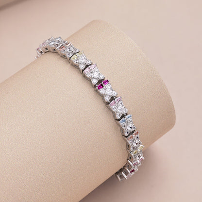 [Solara Jewelry ]ユニークなカラフルフラワーシェイプデイリーブレスレット