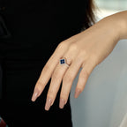 [Solara Jewelry ]Four Leaf Clover Flower Design Ring