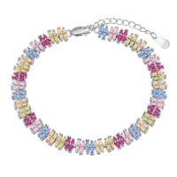 [Solara Jewelry ]Sparkling Exquisite Multi Cut Party Bracelet