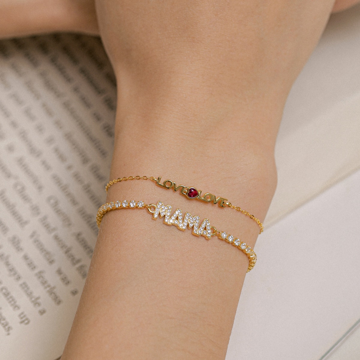 [Solara Jewelry] Romantisches Herz-Armband für Verliebte