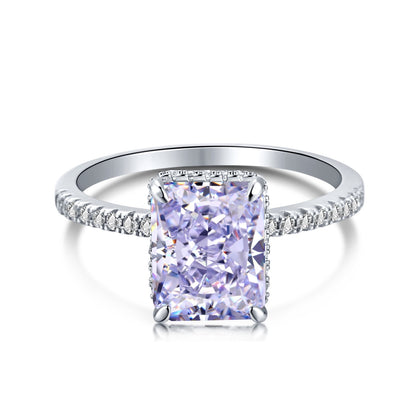 [Solara Schmuck ]4.0 Karat Luxuriöser Verlobungsring