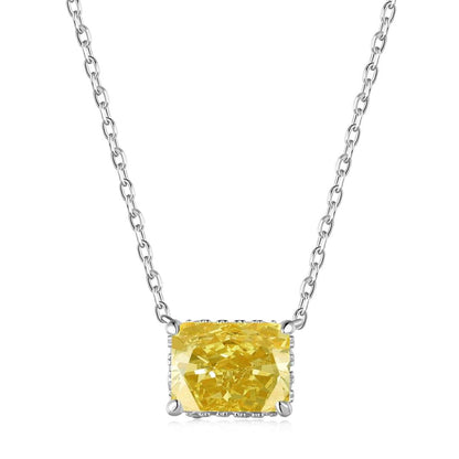 [Solara Jewelry ]豪華スクエア型カラフルネックレス