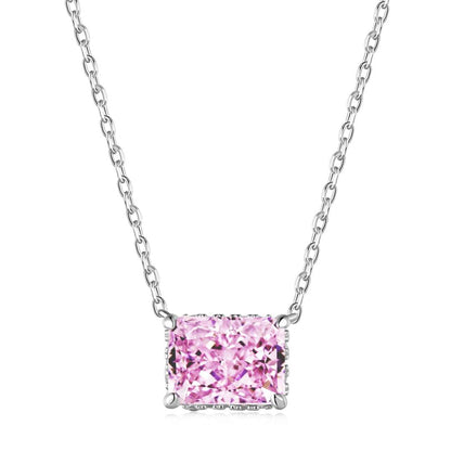 [Solara Jewelry ]豪華スクエア型カラフルネックレス
