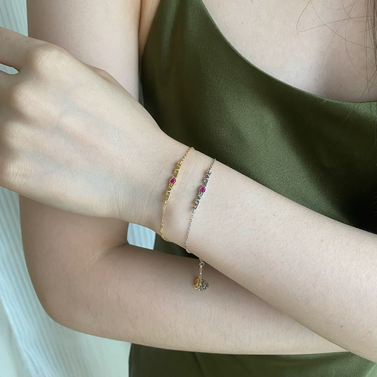 [Solara Jewelry] Romantisches Herz-Armband für Verliebte