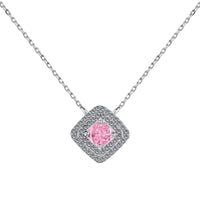 [Solara Jewelry ]Sparkling Asscher Cut Necklace