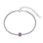 [Solara Schmuck] Exquisites ovales Armband mit 0,75 Karat für jeden Tag