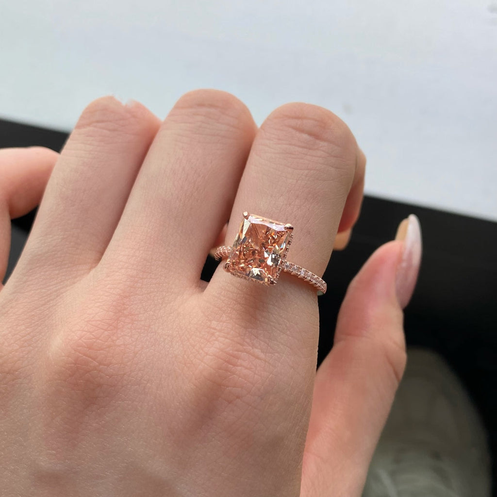 [Solara Jewelry ]4.0 Carat Luxurious Engagement Ring