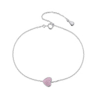 [Solara Jewelry ]Heart-Shaped Gentle and Versatile Bracelet
