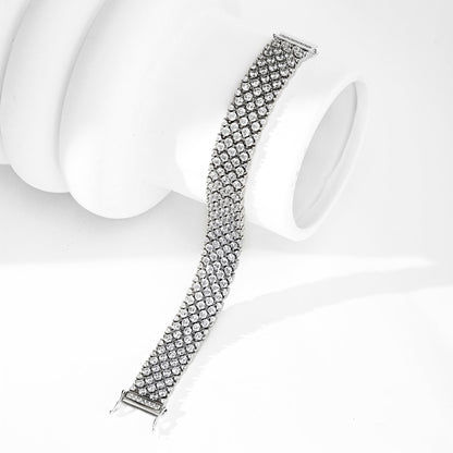 [Solara Jewelry ]華やかなエレガントラウンドカットパーティーブレスレット