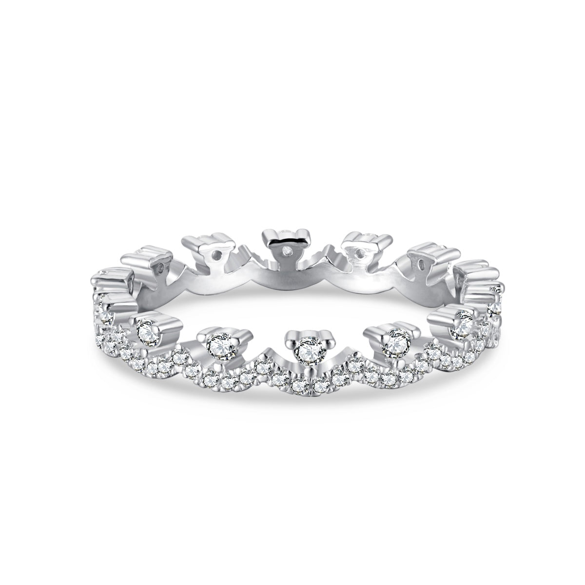 [Solara Jewelry ]エレガント 華やか ラウンド型 パーティーリング