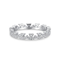 [Solara Jewelry ]Elegant Resplendent Round Shape Party Ring