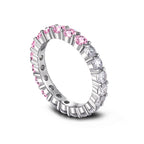 [Solara Schmuck] Funkelnder Tennisring im Rundschliff