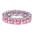 [Solara Jewelry ]Eleganter Prinzessschliff-Tennisring