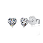 [Solara Jewelry ]煌めくハート型シンプルピアス