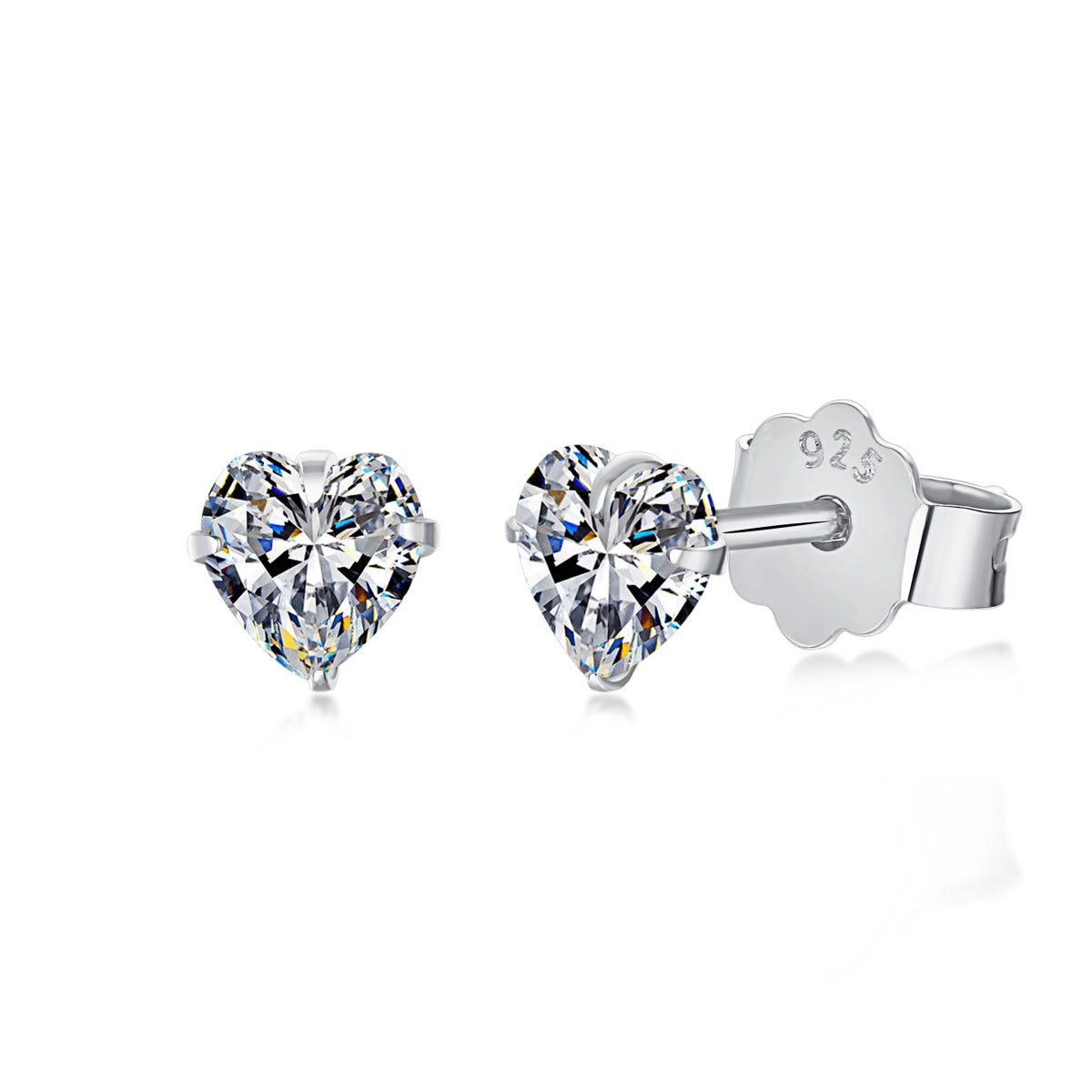 [Solara Jewelry ]煌めくハート型シンプルピアス