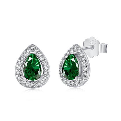 [Solara Jewelry ]ラグジュアリーウォータードロップ型イヤリング
