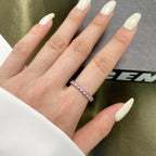 [Solara Schmuck] Funkelnder Tennisring im Rundschliff