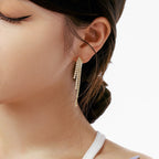 [Solara Jewelry ]Luxuriöse zierliche Bankett-Ohrringe