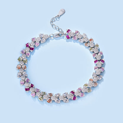[Solara Jewelry ]繊細で絶妙なフラワーシェイプのデイリーブレスレット