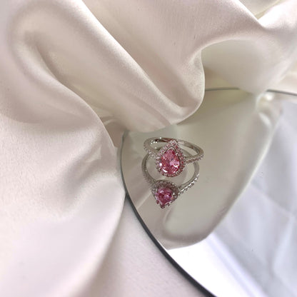 [Solara Jewelry ]1,0 Karat Luxuriöser, strahlender Hochzeitring in Tropfenform