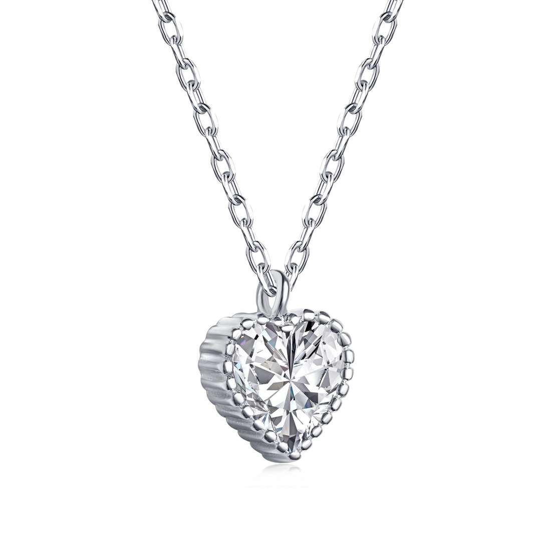 [Solara Jewelry ]オーネイトハートシェイプネックレス