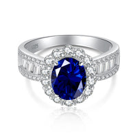 [Solara Jewelry ]1.5 Carat Dazzling Charming Oval Cut Banquet Ring