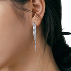 [Solara Jewelry ]Luxuriöse zierliche Bankett-Ohrringe