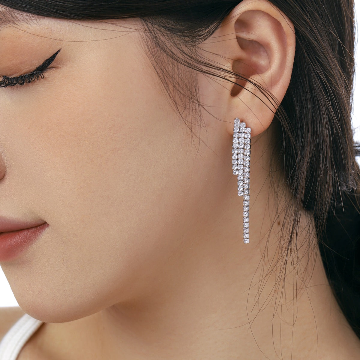 [Solara Jewelry ]Luxuriöse zierliche Bankett-Ohrringe