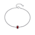 [Solara Jewelry ]絶妙なオーバルシェイプブレスレット